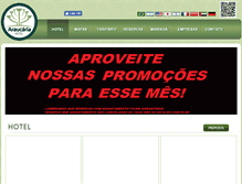 Tablet Screenshot of hotelaraucaria.com.br
